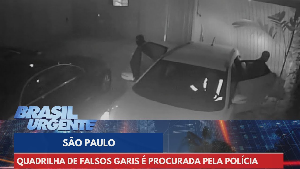 Quadrilha de falsos garis é procurada pela polícia | Brasil Urgente
