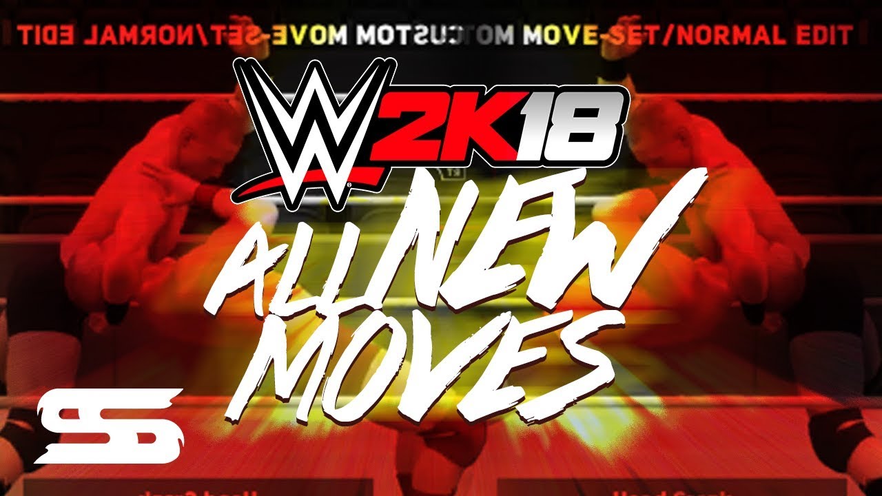 WWE2K18 All new Moves (Including Strong Strikes, Grapples) Part 1