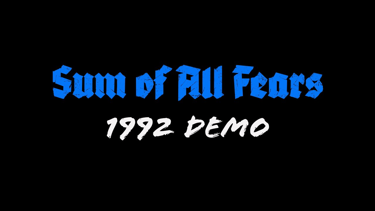 All Out War -  Sum of All Fears - Demo - 1992