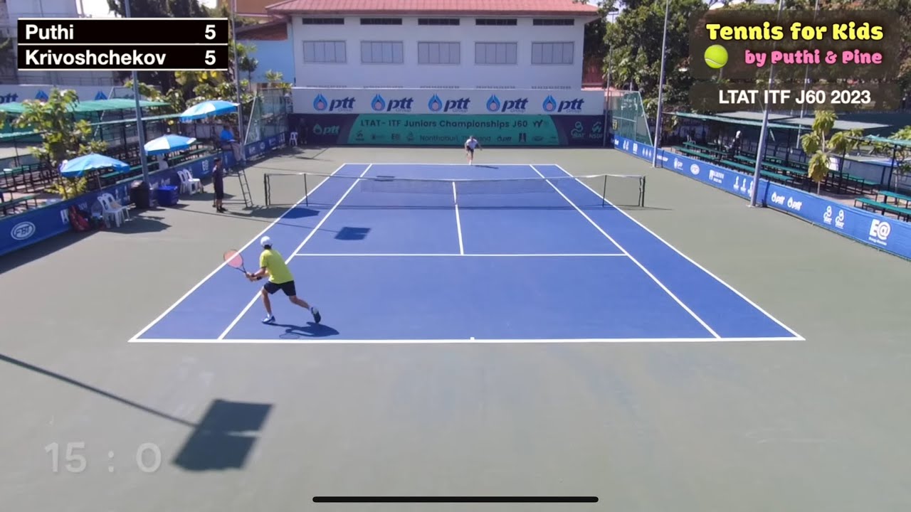 Kunanan Pantaratorn (Puthi) vs Krivoshchekov : LTAT ITF J60 Nonthaburi