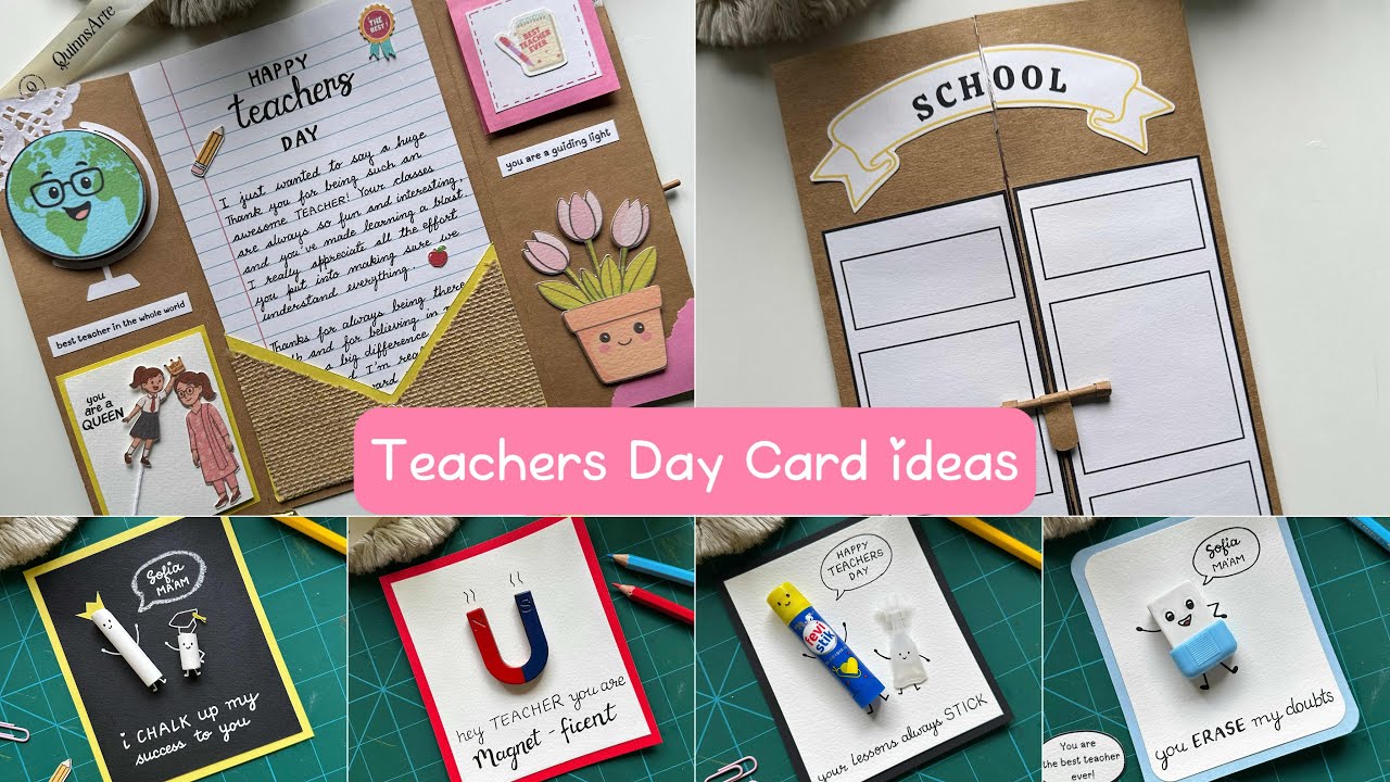 Teachers Day DIY Card ideas🫶🏻 
