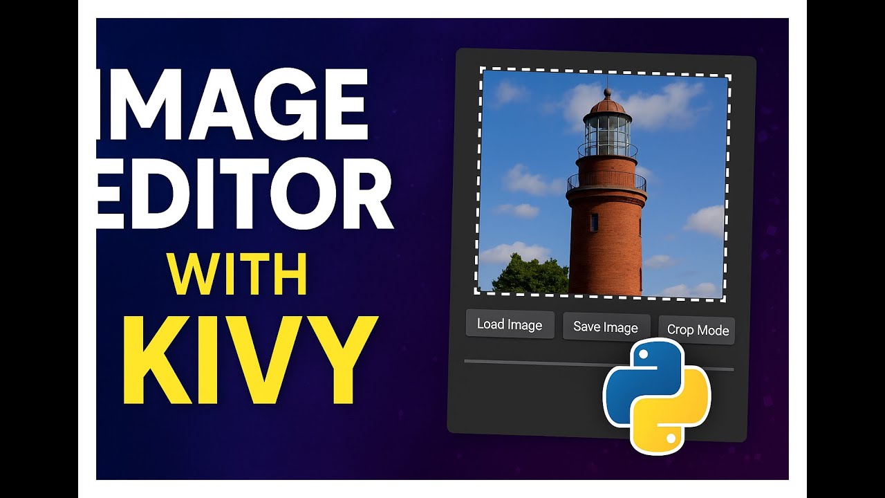 Build a Complete Image Editor in Python with Kivy | Crop, Rotate & Save Images!