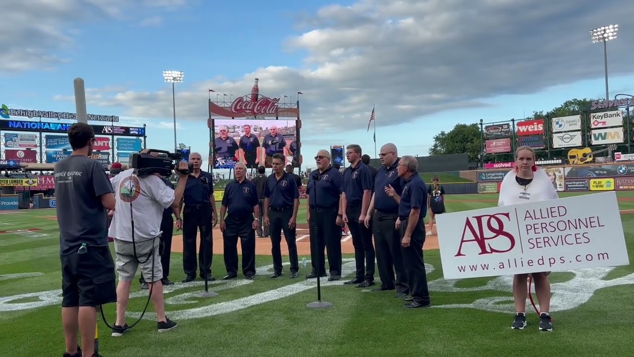 Coalcracker Barbershop Chorus at Iron Pigs