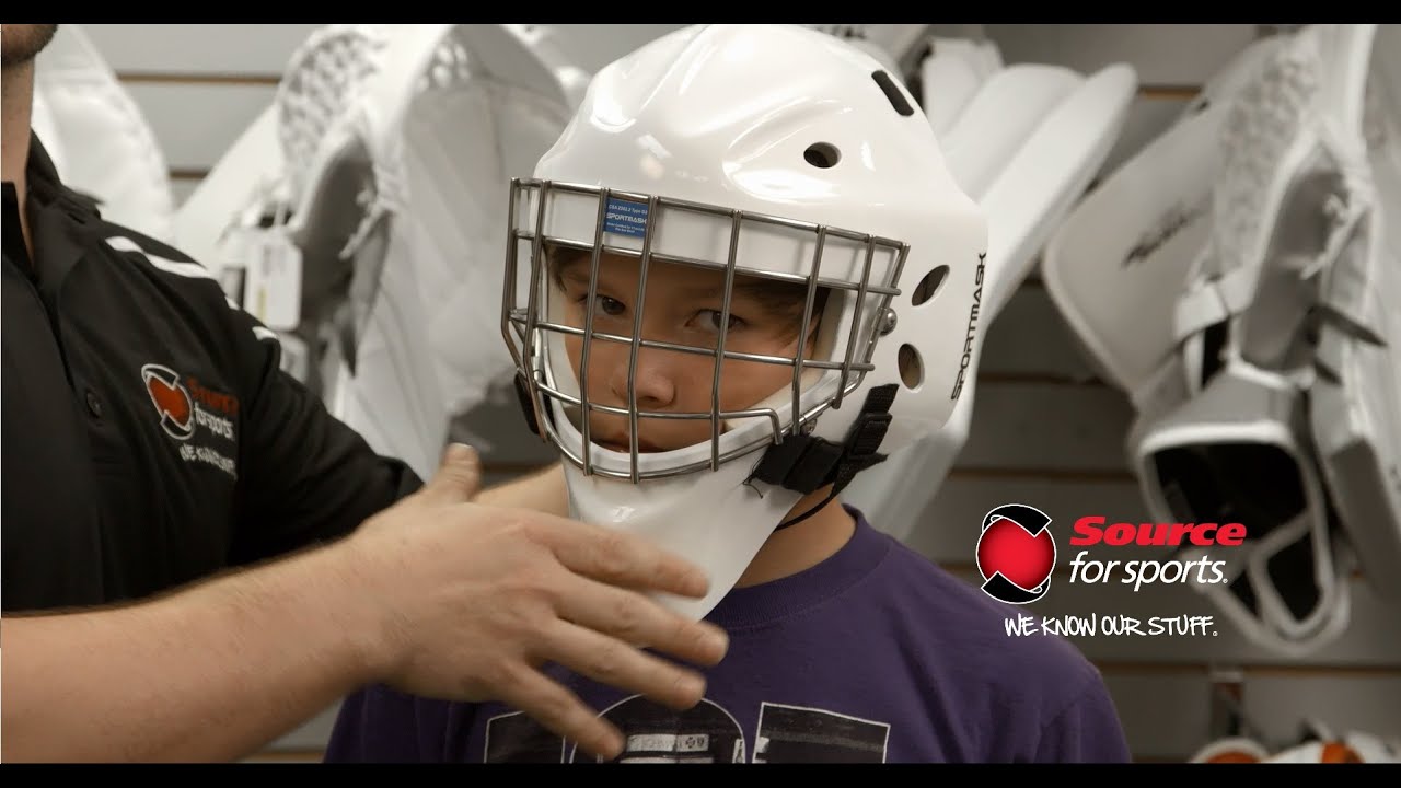 How To: Fitting a Hockey Goalie Mask For Your Child | Source For Sports