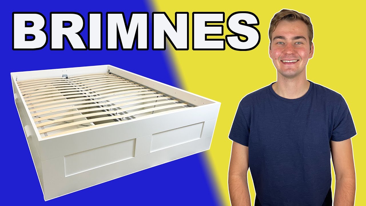 How to DISASSEMBLE BRIMNES Bed Frame IKEA Tutorial
