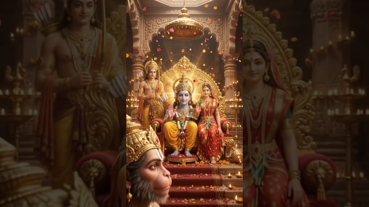 Ayodhya Ram Mandir Status 🚩 Shri Ram Bhajan #viral #shorts #short #shortsfeed #ai #viral #trending