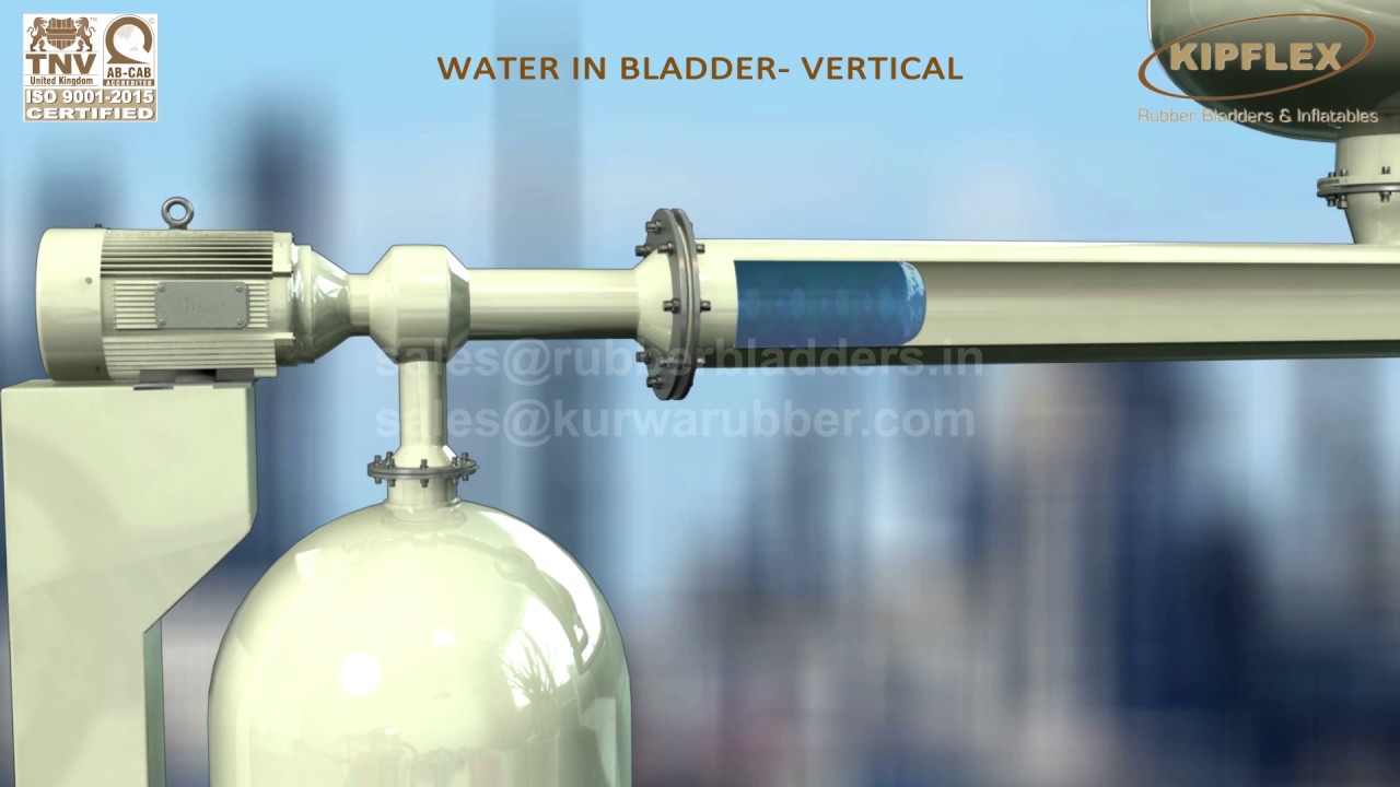 SURGE TANK BLADDER | WATER IN BLADDER | VERTICAL | KURWA RUBBER