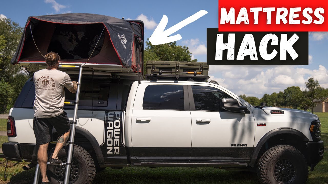 The NEW Mattress We Use In Our Ikamper Roof Top Tent!
