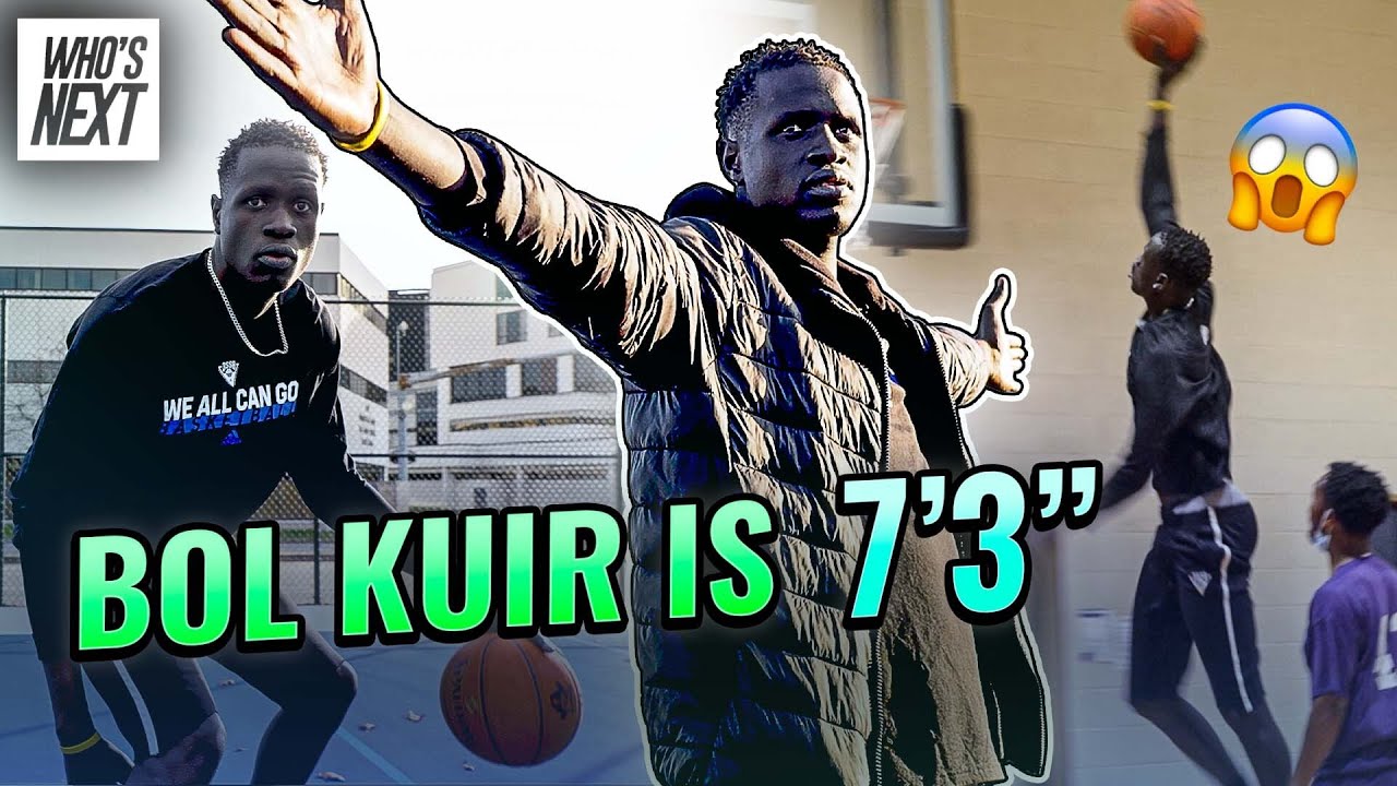 The Tallest Basketball Player In The Country!? 7’3” Bol Kuir Could Be A GUARD 😱