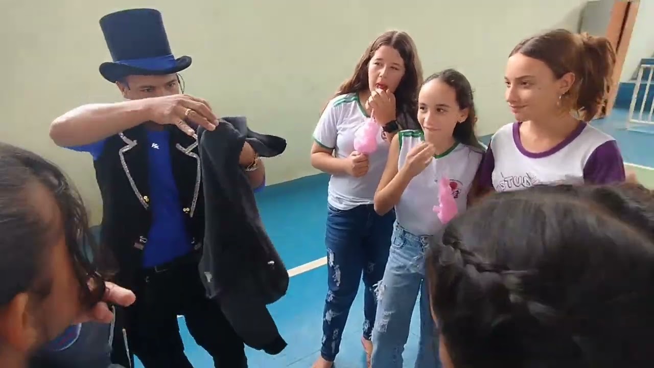 Show de mágica na escola no interior general rondo###