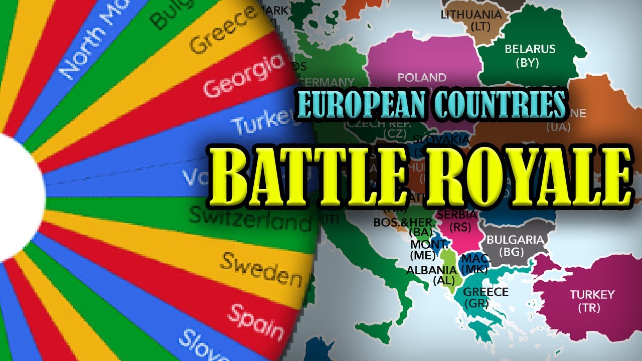 European countries BATTLE ROYALE  |  Wheel Elimination