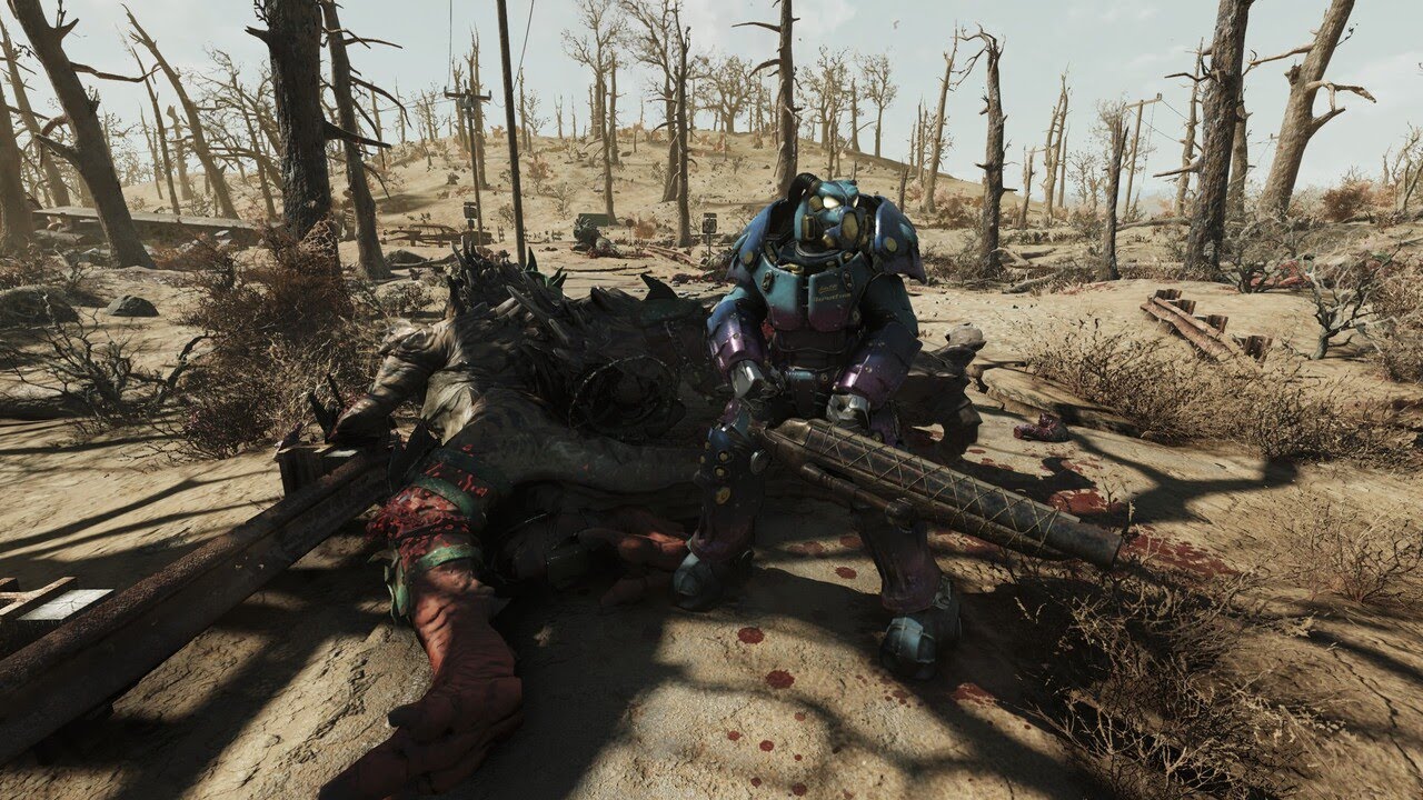 Fallout 76 | The Burning Springs Deathclaw Horde Massacre