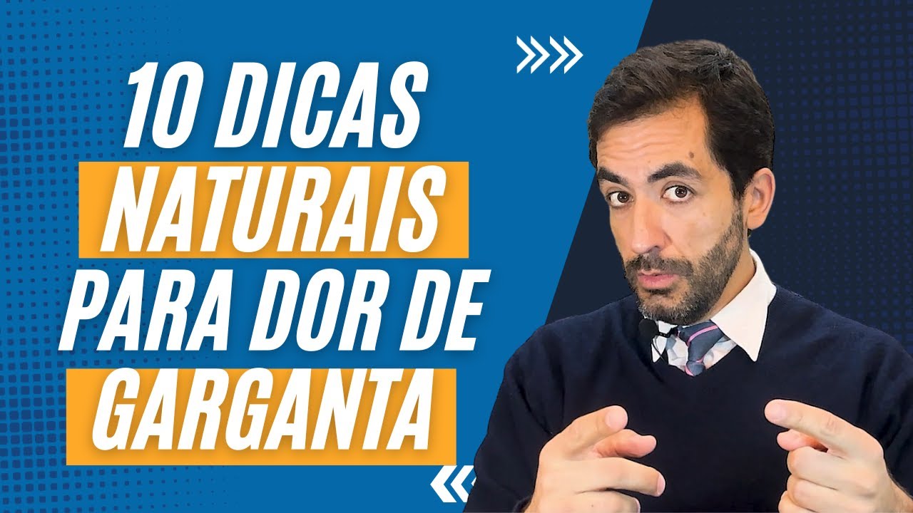 Como melhorar a dor de garganta de forma natural?