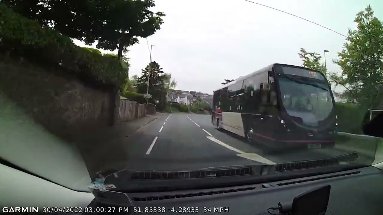 Carmarthen Driving Test Route 7 during test