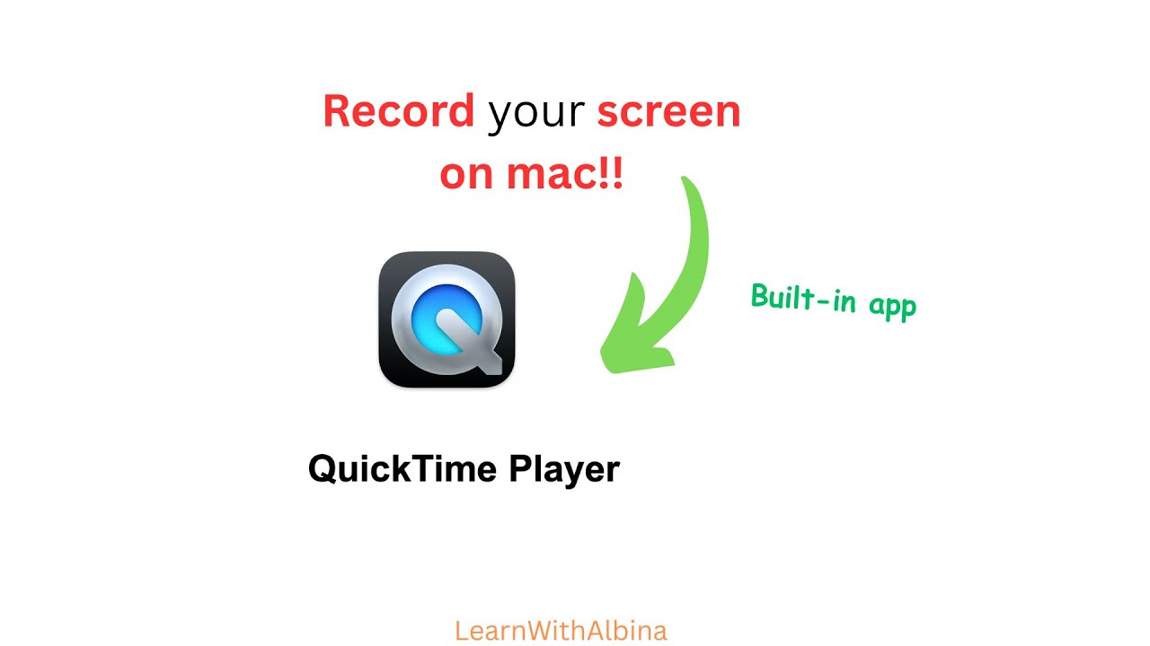 How to Record Your Screen on Mac Using QuickTime Player (Built-In App Tutorial)