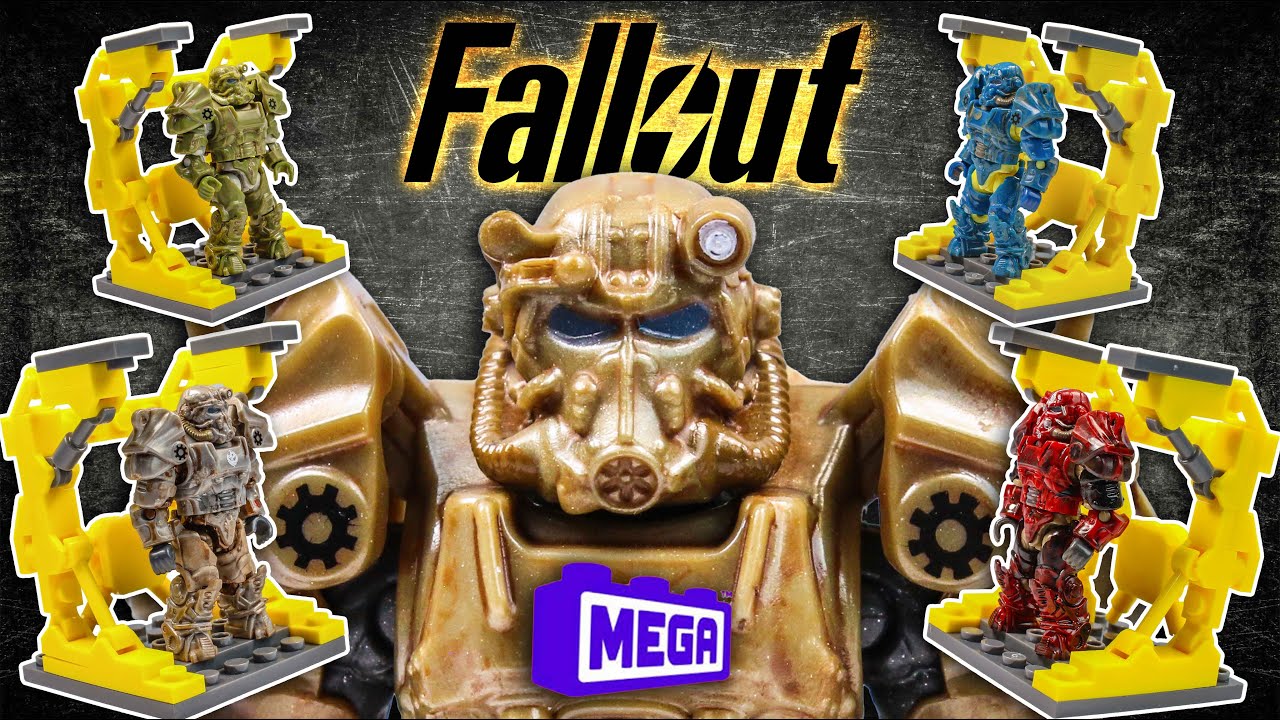 The BEST Fallout COLLECTIBLE?! Mega Construx Fallout T-60 Power Armor Collection Unboxing Review