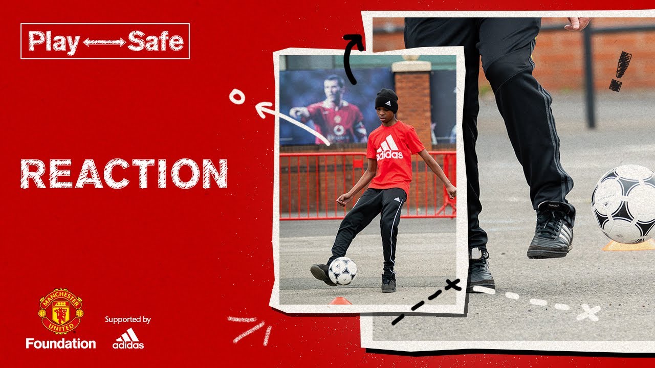 Play Safe - Reaction - Social distancing football drills