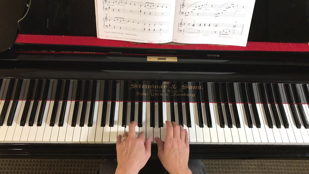 Cross-Hand Arpeggios - Piano Adventures Level 2B Lesson Book