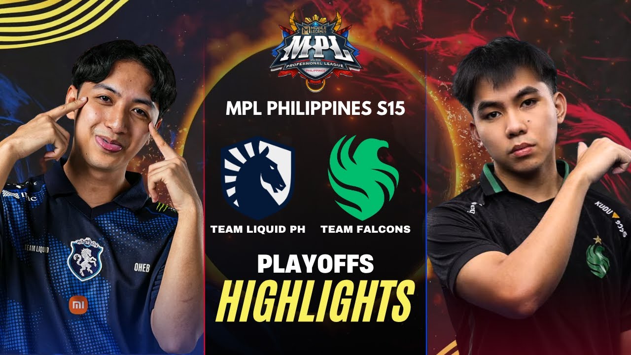 TEAM LIQUID PH vs TEAM FALCONS HIGHLIGHTS | PLAYOFFS MPL PH S15 TLPH vs FLCN