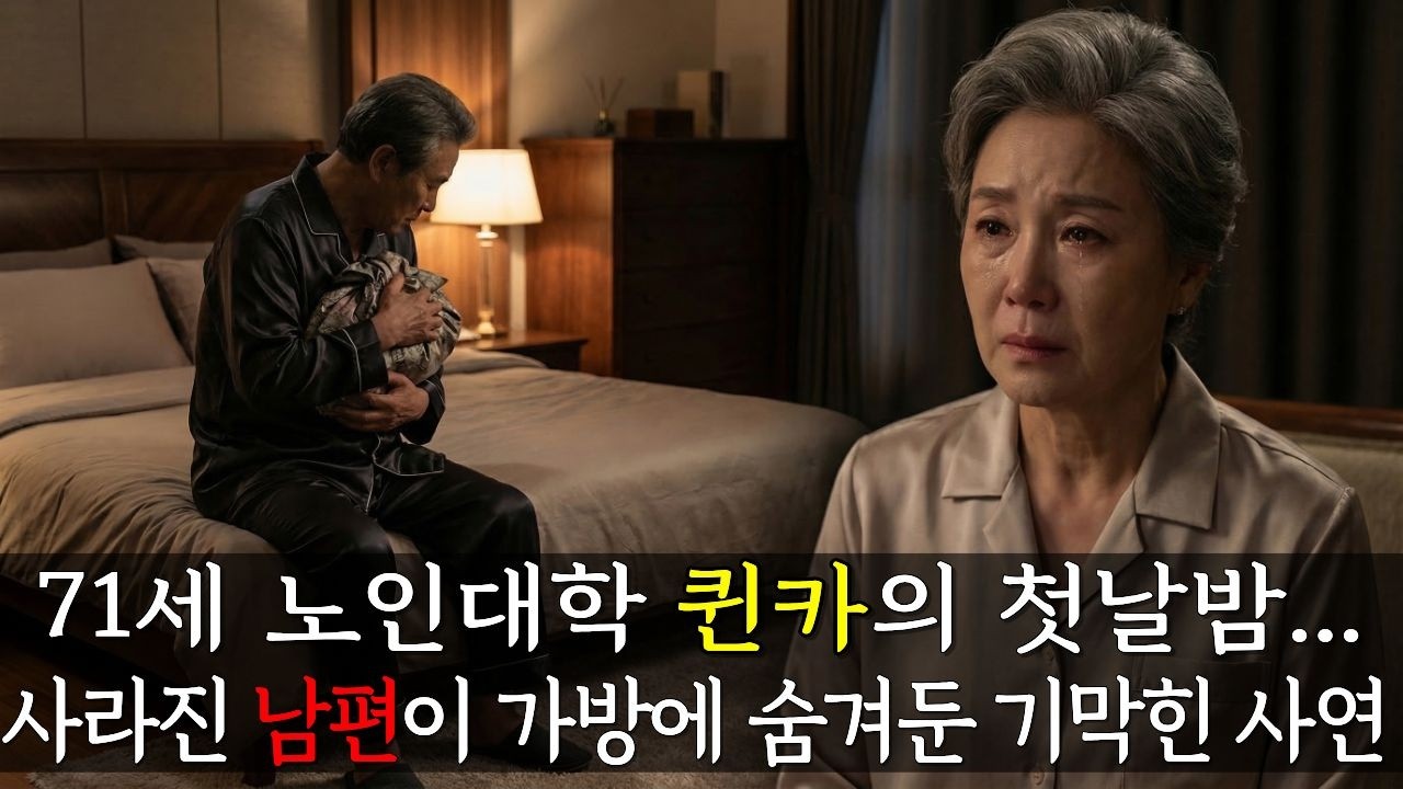 71세 노인대학 퀸카의 재혼 첫날밤, 사라진 남편이 새벽마다 가방에 숨겨온 기막힌 사연ㅣ노후사연ㅣ황혼재혼ㅣ인생이야기