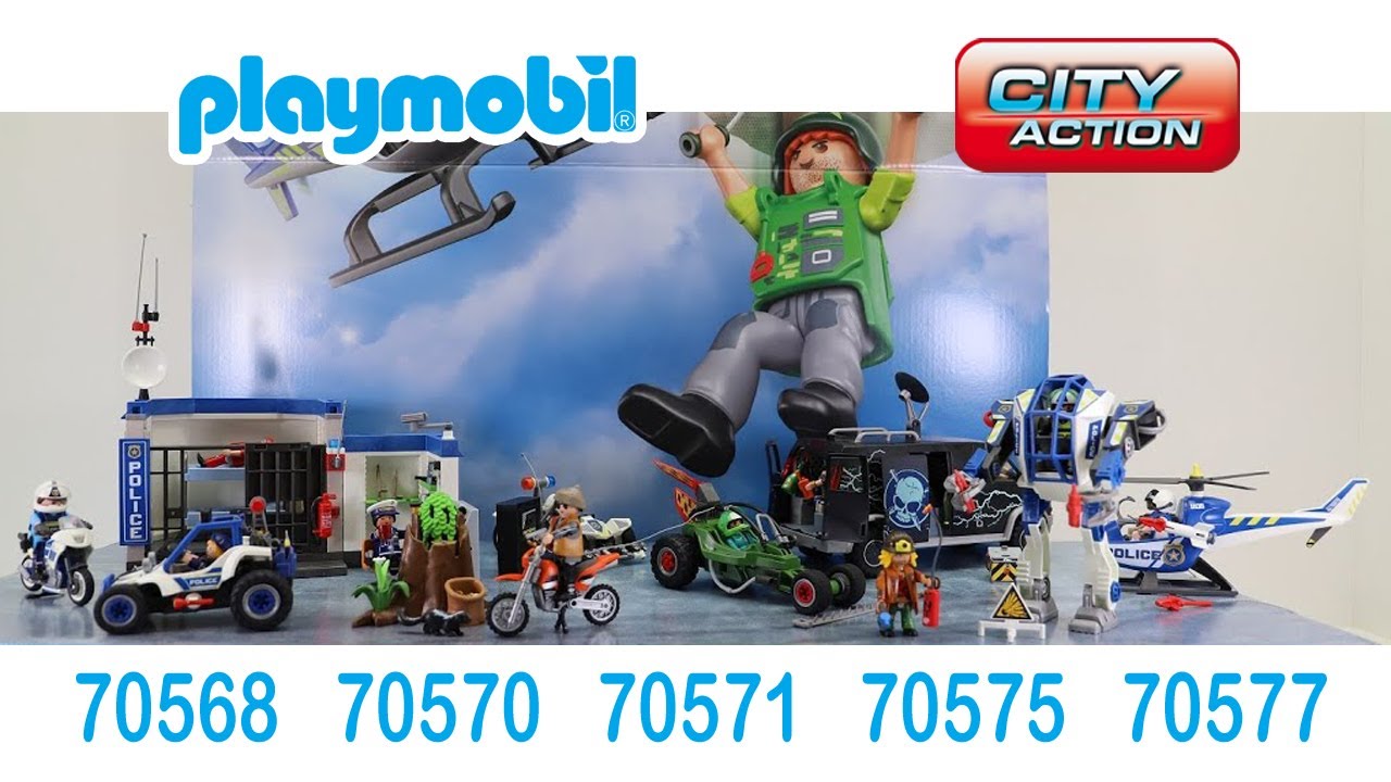 🚓 PLAYMOBIL 70568 - Polizei: Flucht aus dem Gefängnis - Neuheiten 2021 -  70570 70571 70577