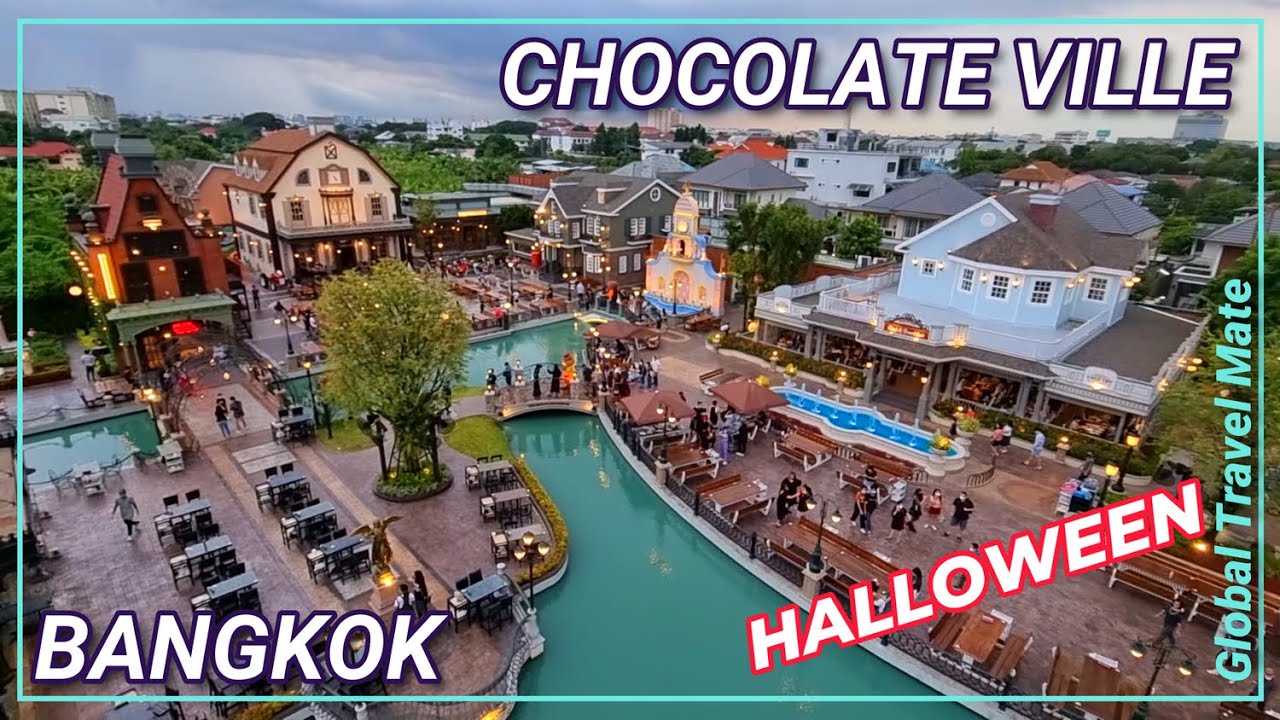 Bangkok Halloween at Chocolate Ville Village 🇹🇭 Thailand