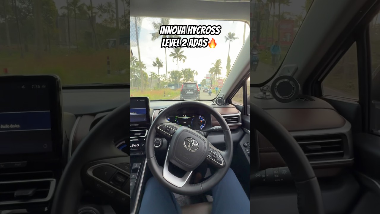 ADAS TESTING IN INNOVA HYCROSS  #toyota #driverassistance #adas #level2 #innovahycross