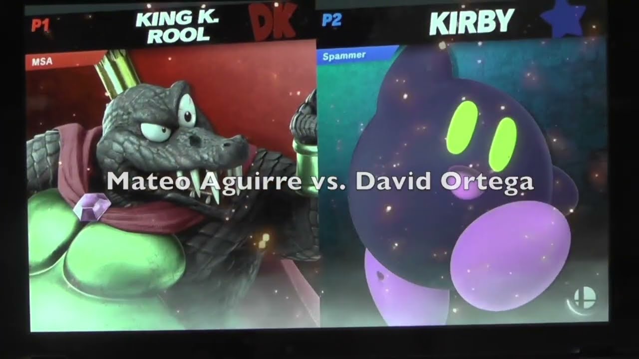 David vs Mateo (Old school video) [Smash Bros]