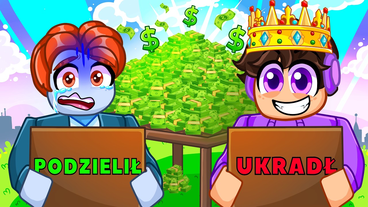 Zostałem #1 NAJBOGATSZYM GRACZEM w Split or Steal