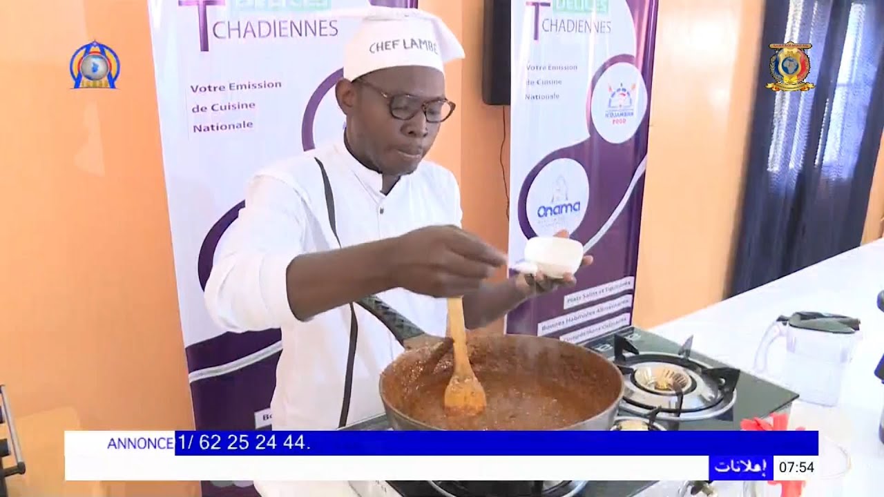 DÉLICES TCHADIENNES - PLAT : TAGALIA - AVEC AIMÉ LAMBÉ - CHEF CUISINIER