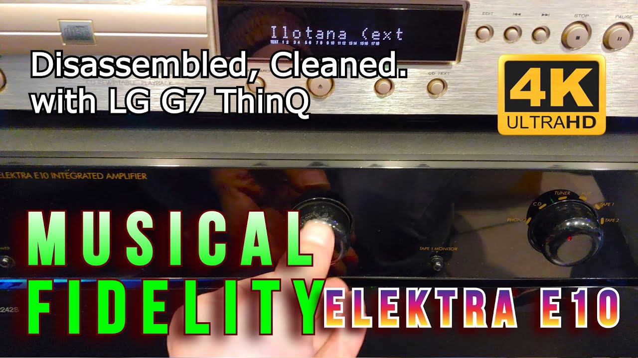 Musical Fidelity Elektra E10 Integrated Amplifier disassembled