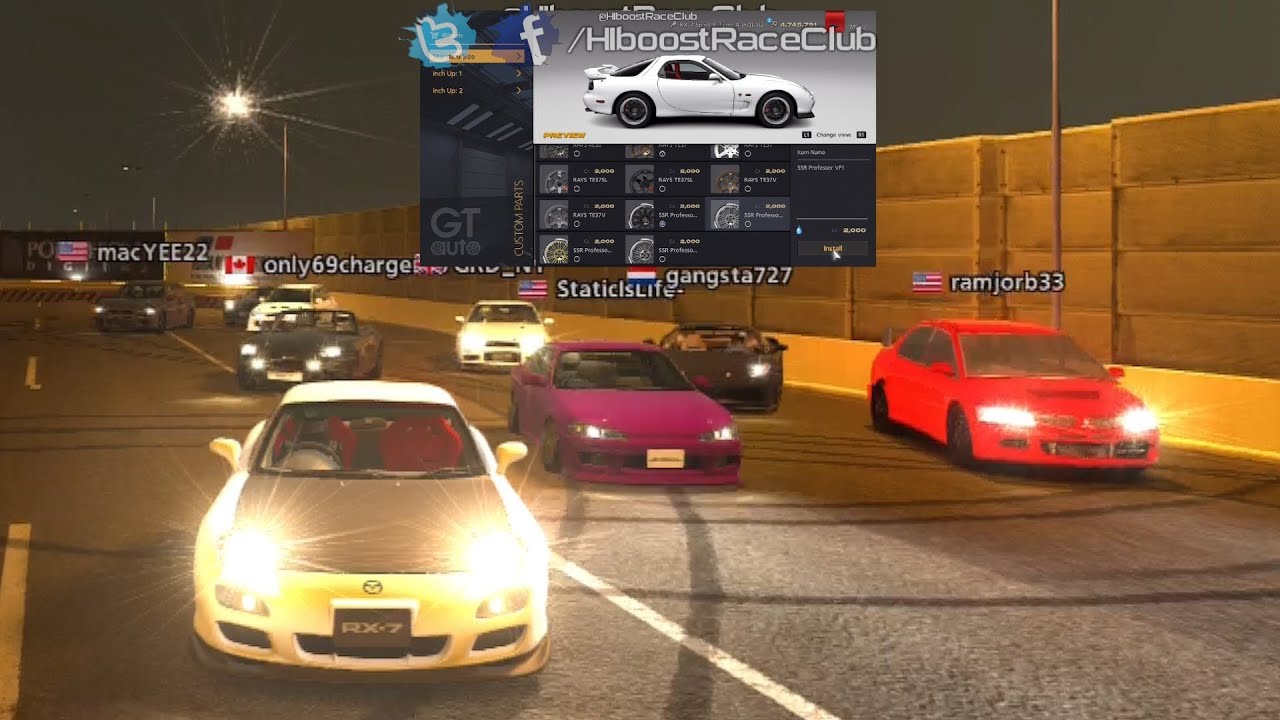 Gran Turismo 6 | 1200+HP Turbo/Nitrous '02 FD RX7 Spirit R Build + Open Lobby Meet w/ ~700HP Cars