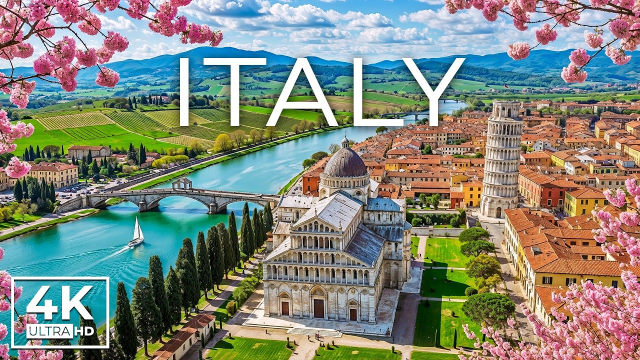 Italy in Spring 4K - Blossoming Landscapes, Crystal Seas & Timeless Mediterranean Charm
