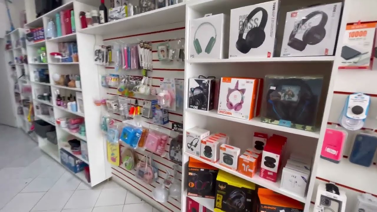 Tour pela minha loja de eletrônicos e variedades