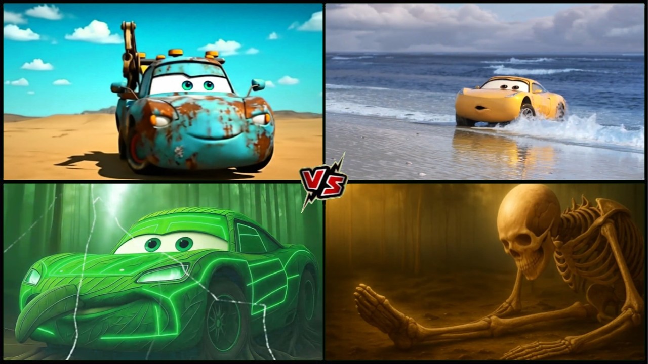 Lightning McQueen Battle - Coffin Dance Song vs Skibidi Toilet Song vs Sigma Boy Song!