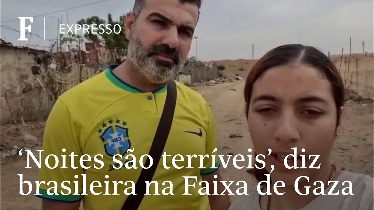 Brasileira descreve 'noite terrível' na Faixa de Gaza