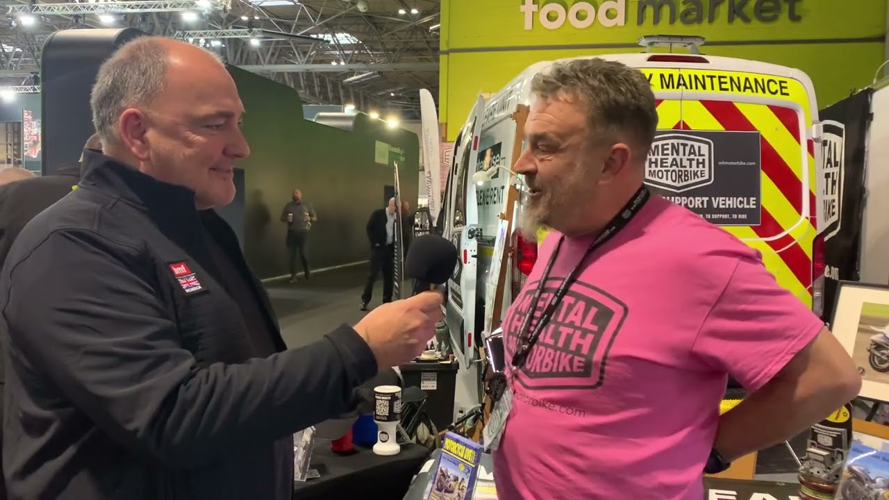 Mental Health Motorbike: helping bikers across the country: Paul Morgan & Paul Oxborough at MCL