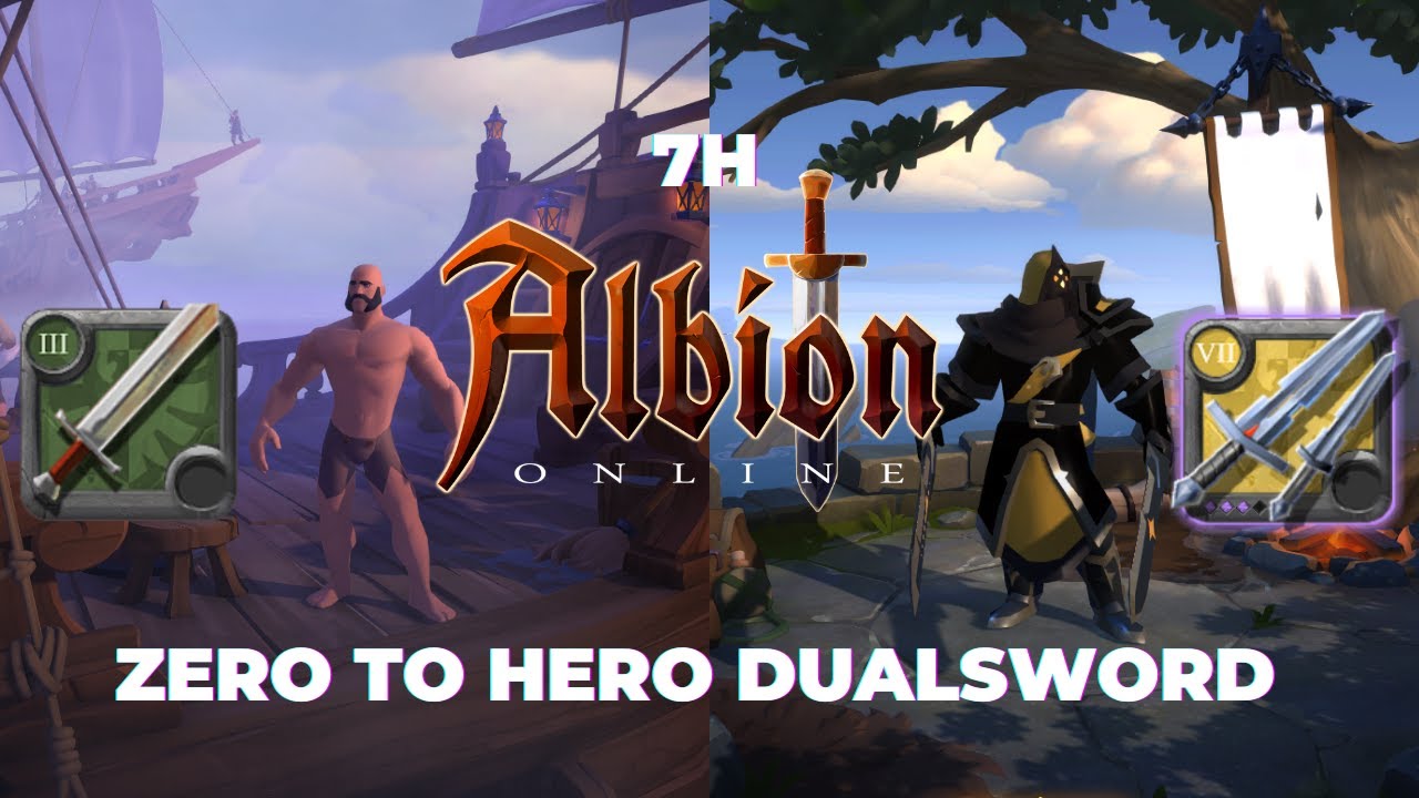 ZERO TO HERO DUAL SWORD IN 7 HOURS... Albion Online