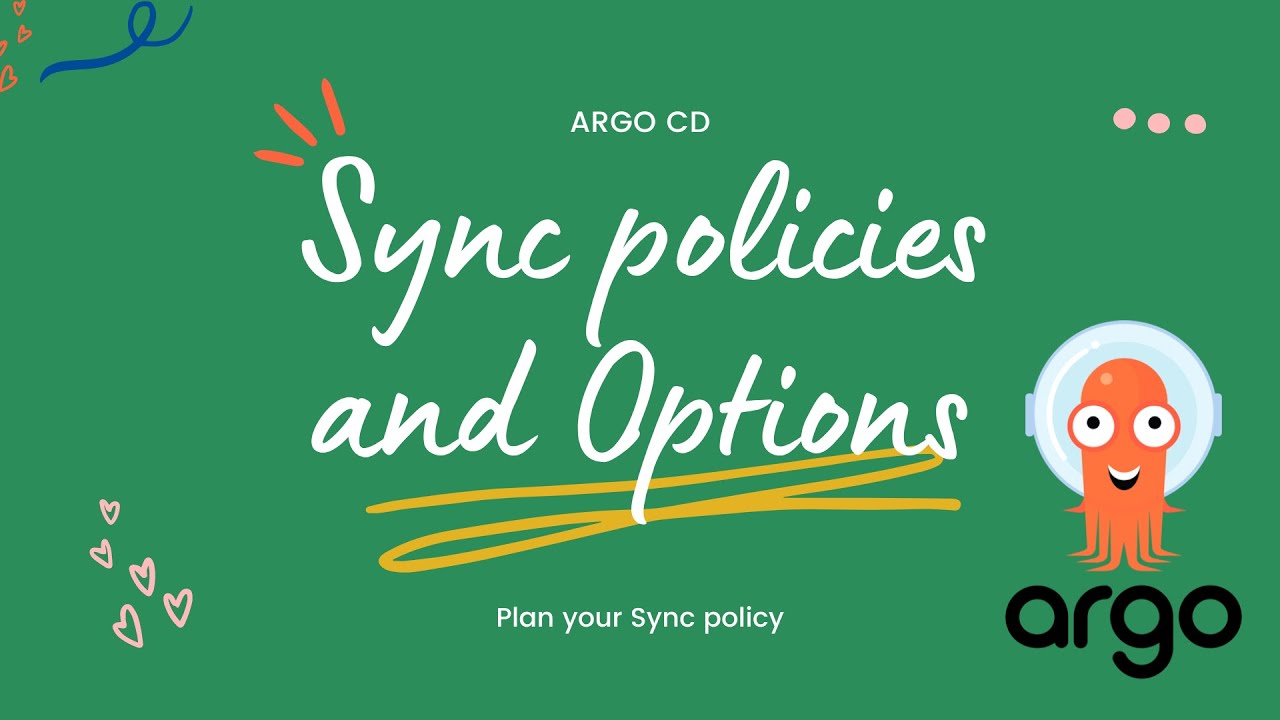 ArgoCD sync policies and options