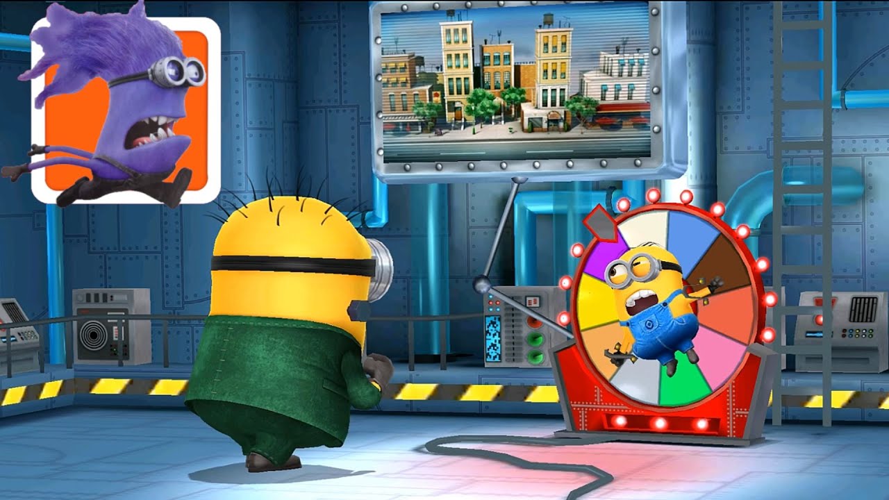 Despicable me Minion rush level 491 Frankestein minion DOWNTOWN gameplay pc ios android