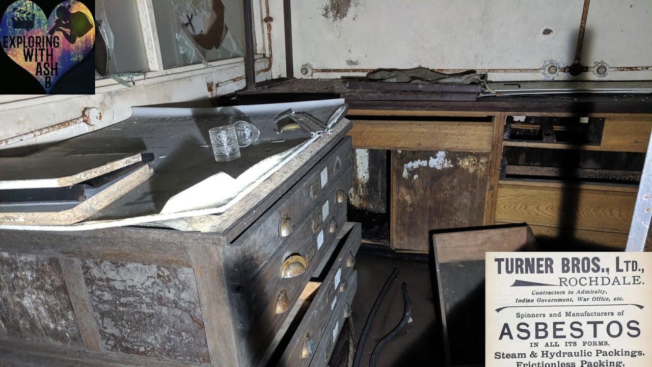 I Explored the (DANGEROUS 😷) Turner's and bro's asbestos mill founded in 1871 (not recommended)
