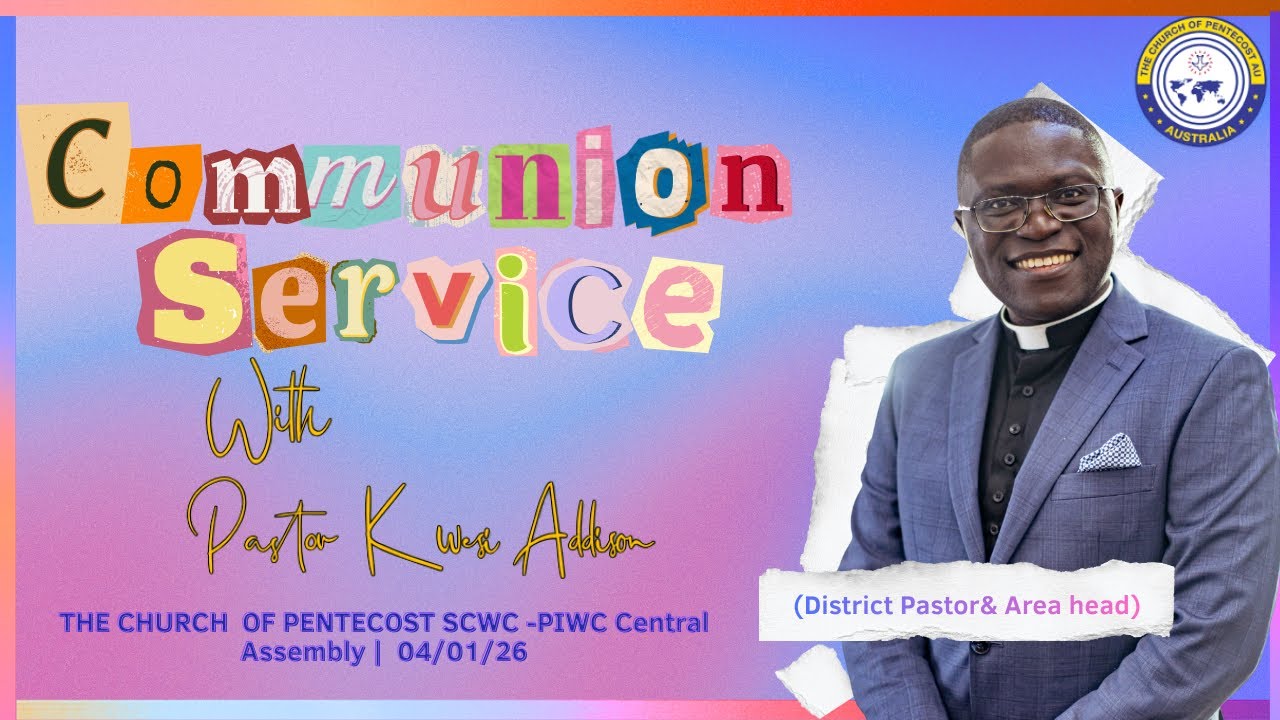 Welcome to PIWC Sunday Communion Worship Service - 04/01/26