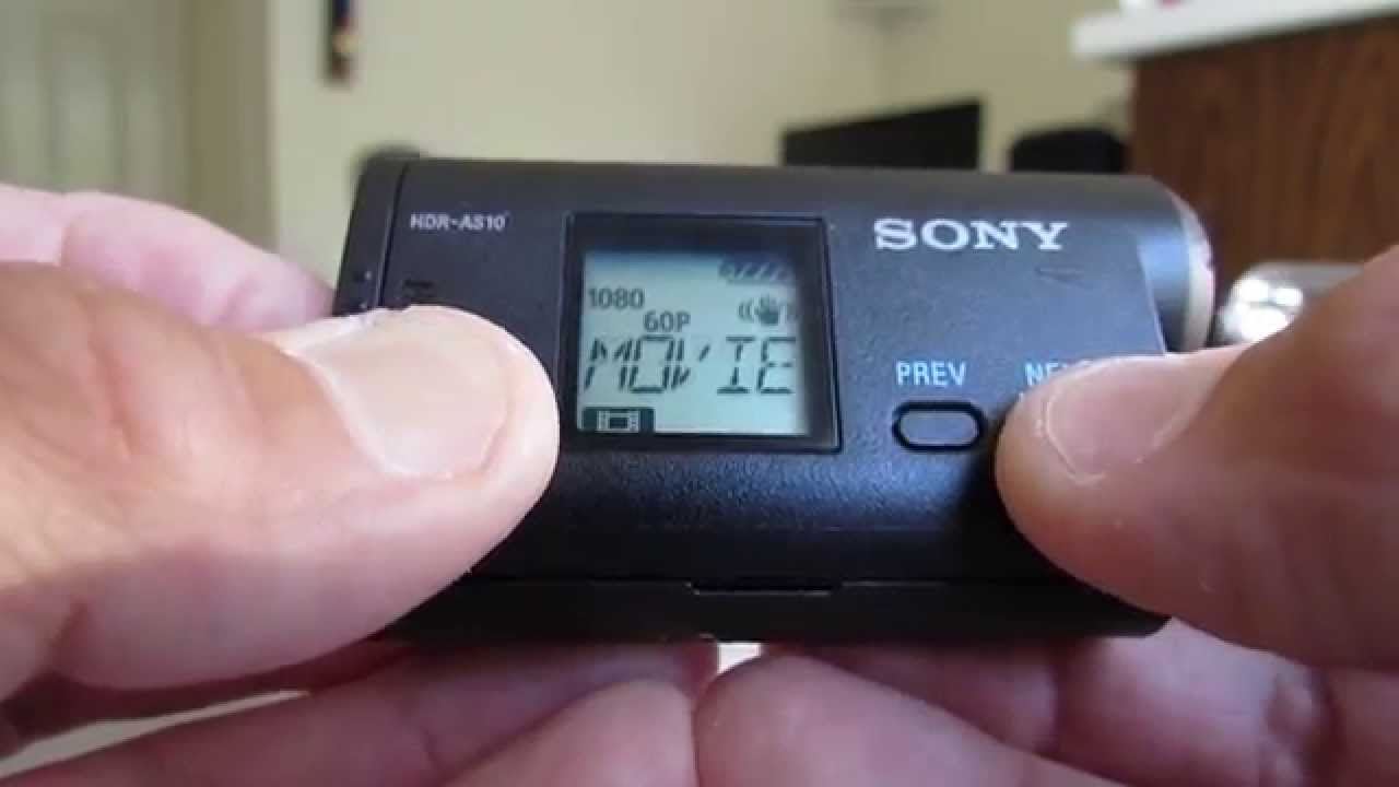 Sony HDR-AS10 Action Cam - Firmware V2.0 Upgrade