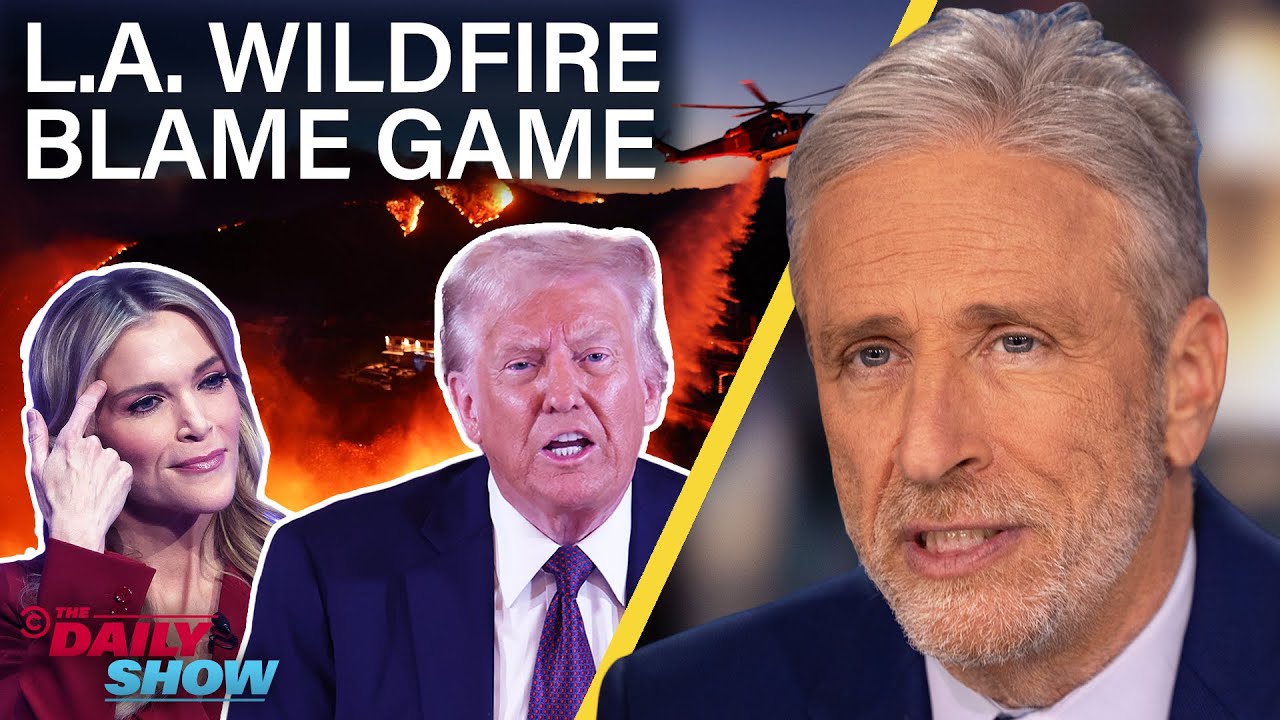 Jon Stewart Calls Out GOP Hypocrisy with L.A. Wildfire Disaster Relief | The Daily Show