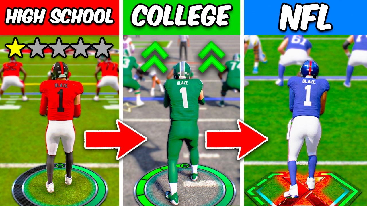 1 Star QB Becomes NFL GOAT - Full Movie