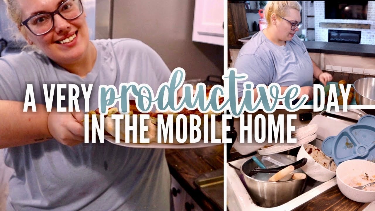 A *VERY* PRODUCTIVE DAY IN THE MOBILE HOME | mobile home living | DAY IN THE LIFE