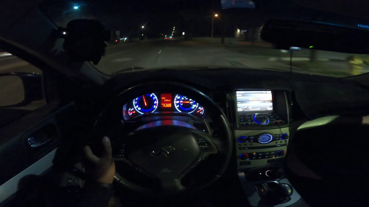 pov drive to gym in my g37s (first commentary)