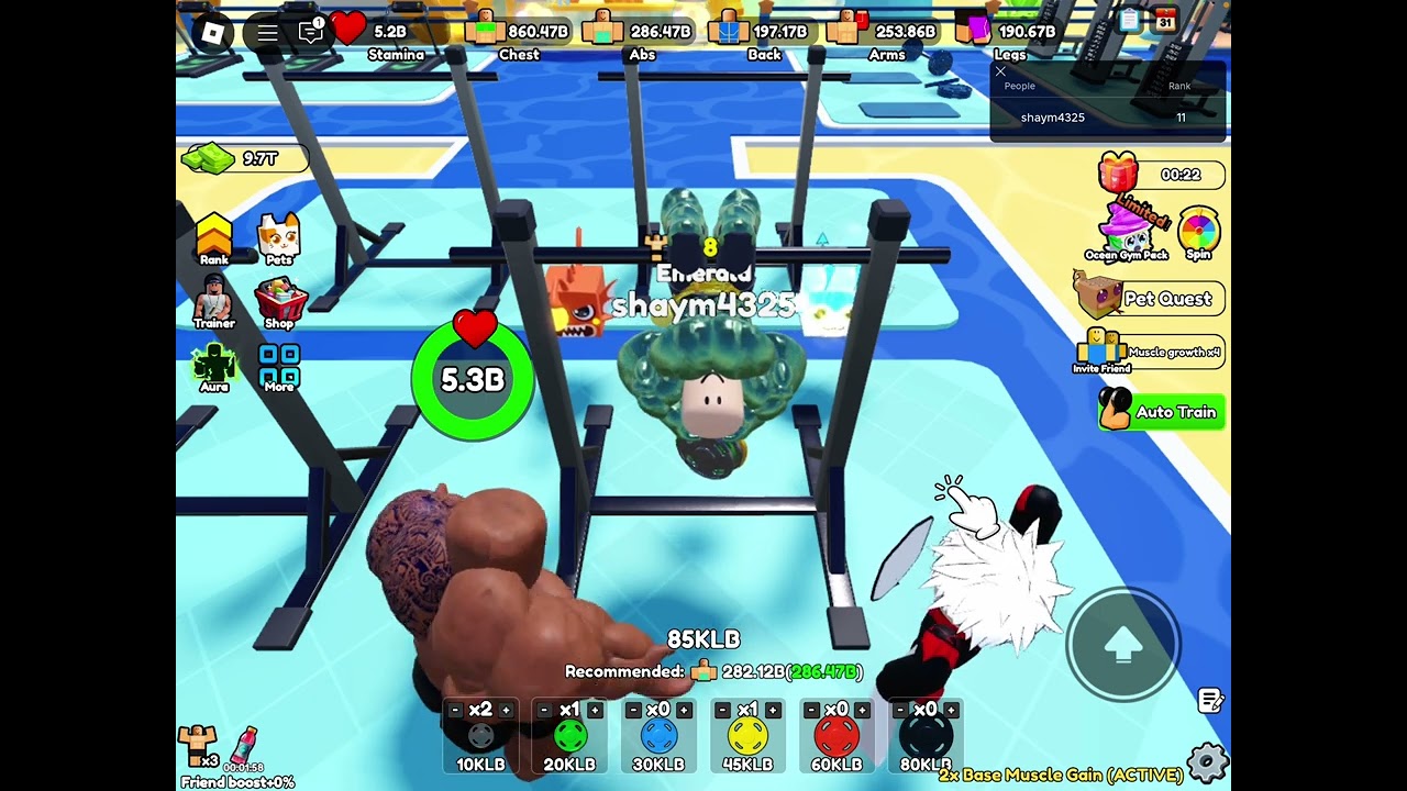 Roblox gym star simulator part 4