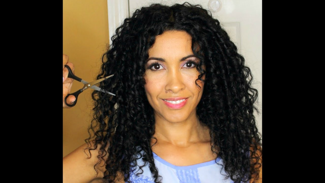 Como cortar el cabello rizado seco Birmabibi