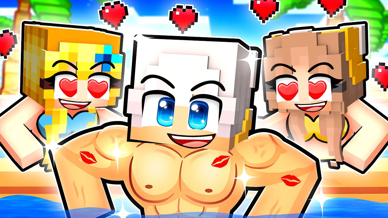 ZEYXON DIVENTA POPOLARE in una VACANZA di SOLE RAGAZZE in Minecraft